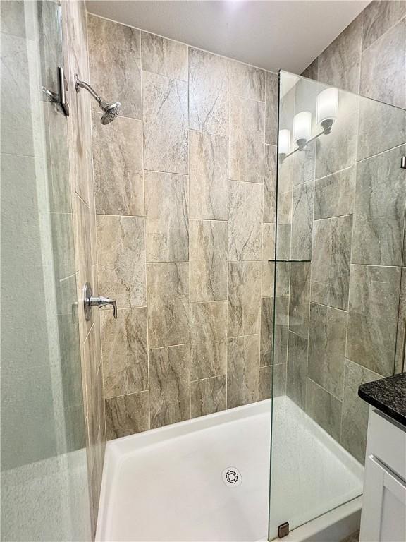 903 NE Heights Ln, Bentonville, AR 72712 - full bathroom with a stall shower and vanity