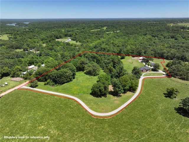 15071 Crossover Rd, Gravette, AR 72736 - view of property location with a forest and property boundaries highlighted