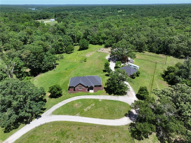 15071 Crossover Rd, Gravette, AR 72736 - aerial view of a forest