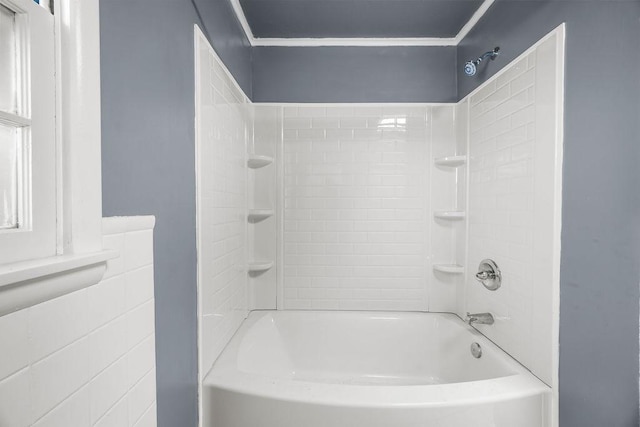 713 Young St, Springdale, AR 72764 - bathroom featuring shower / bath combination