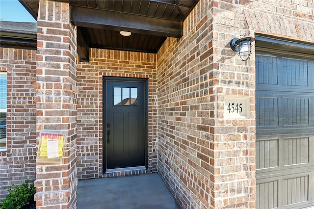4545 Gibson St, Springdale, AR 72762 - view of exterior entry featuring brick siding