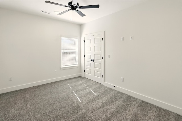 4545 Gibson St, Springdale, AR 72762 - carpeted empty room featuring a ceiling fan and baseboards