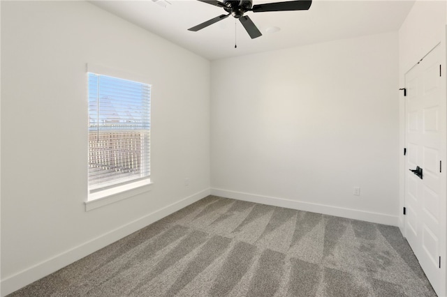 4545 Gibson St, Springdale, AR 72762 - carpeted empty room featuring baseboards and ceiling fan