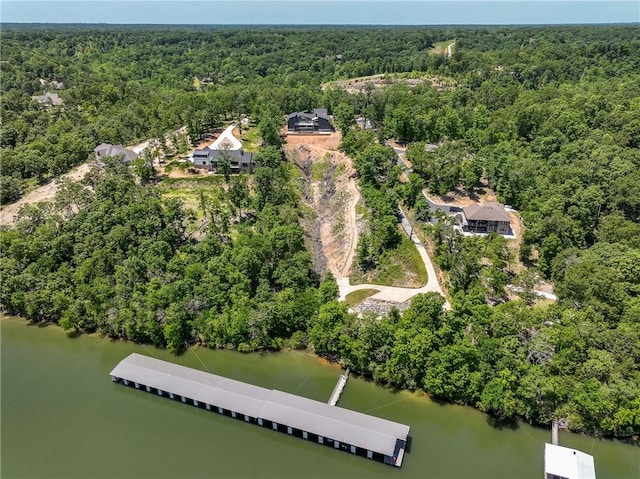 15903 Hawks Landing Dr, Rogers, AR 72756 - aerial view of property and surrounding area with a heavily wooded area and a nearby body of water