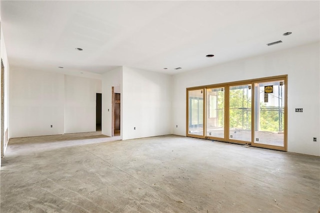 15903 Hawks Landing Dr, Rogers, AR 72756 - spare room featuring unfinished concrete flooring