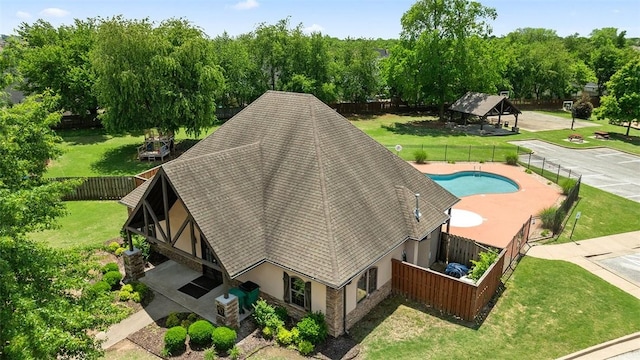 1051 Thornridge Rd, Bentonville, AR 72713 - view of subject property with a pool