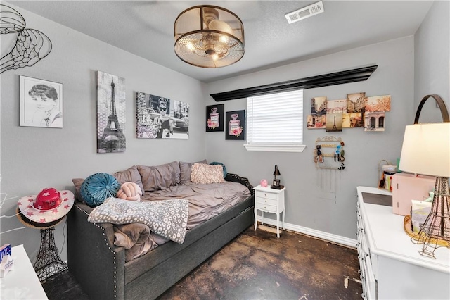 1630 S Dixieland Rd, Rogers, AR 72758 - living area with finished concrete floors and baseboards