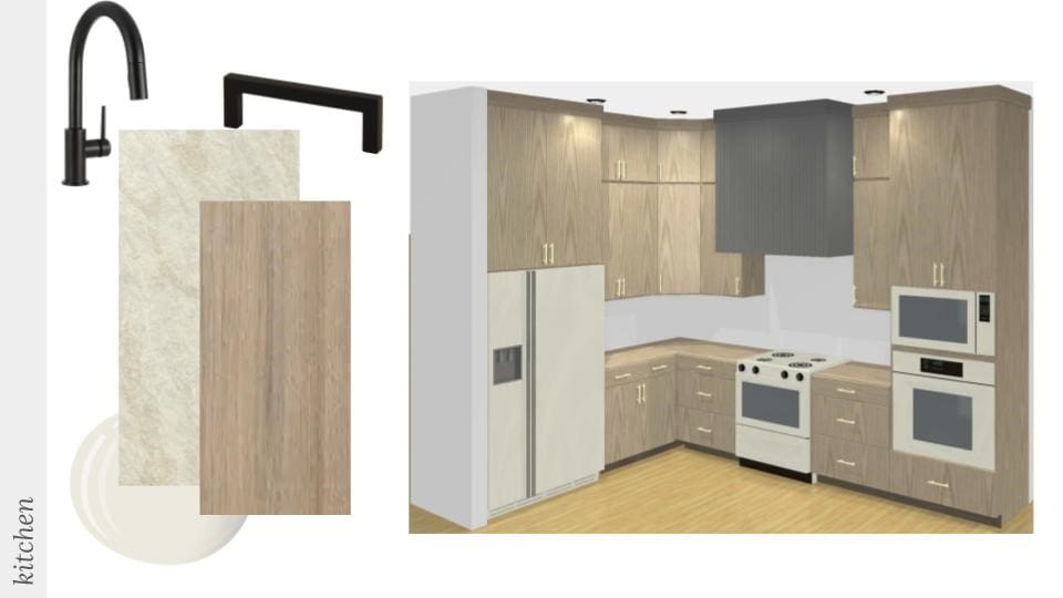 4504 S Fieldcrest Ter, Rogers, AR 72758 - kitchen featuring white appliances, light wood-style flooring, wall chimney range hood, and light countertops
