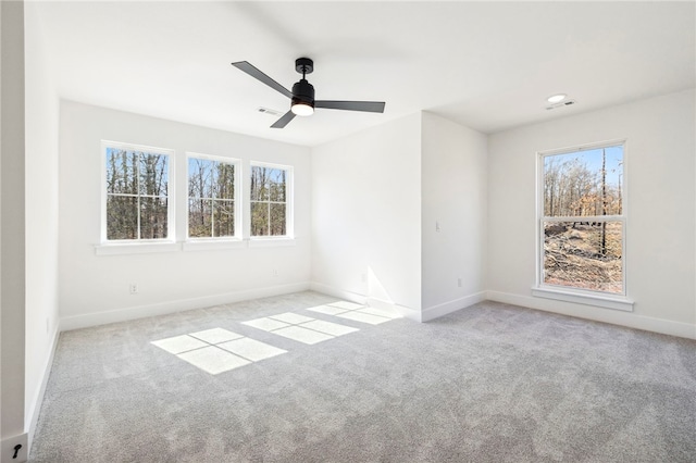10 Rushden Ln, Bella Vista, AR 72714 - carpeted empty room featuring baseboards, ceiling fan, and recessed lighting