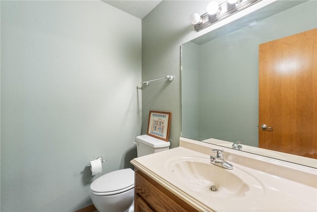 74 Twin Peak Dr, Holiday Island, AR 72631 - half bath with vanity and toilet