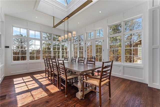 10760 Sugar Creek Rd, Bentonville, AR 72751 - sunroom / solarium with french doors and a chandelier