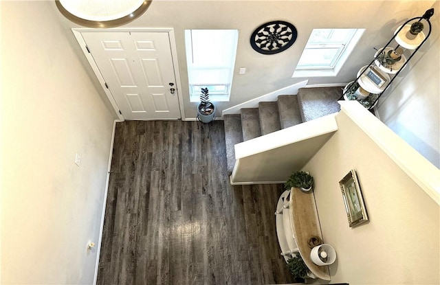 5003 W Claxton Cir, Fayetteville, AR 72704 - foyer with wood finished floors and stairway