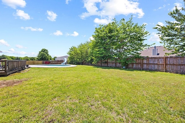 2977 Quartz Dr, Fayetteville, AR 72704 - view of yard with a deck