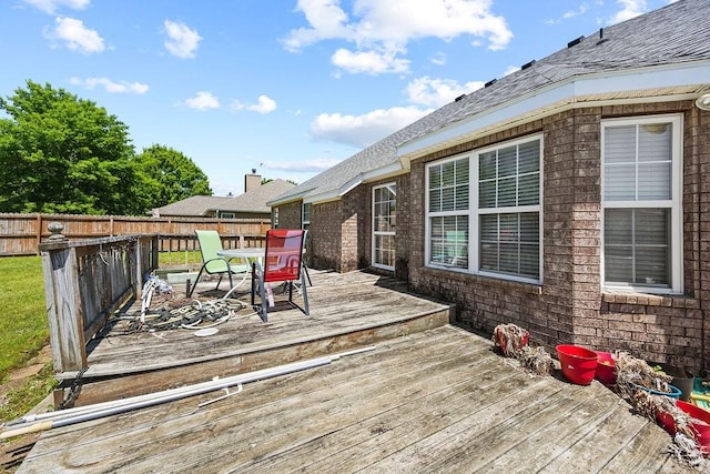 2977 Quartz Dr, Fayetteville, AR 72704 - wooden terrace featuring outdoor dining space