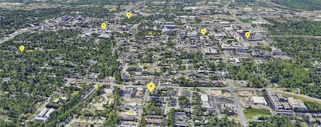 1115 N Leverett Ave Unit 102, Fayetteville, AR 72703 - aerial view of property and surrounding area