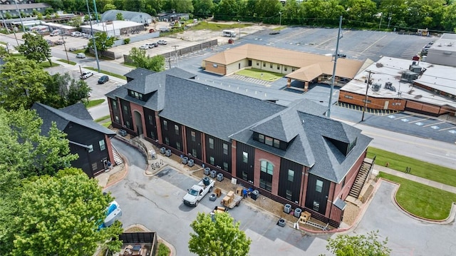 1115 N Leverett Ave Unit 102, Fayetteville, AR 72703 - drone / aerial view of a tree filled landscape