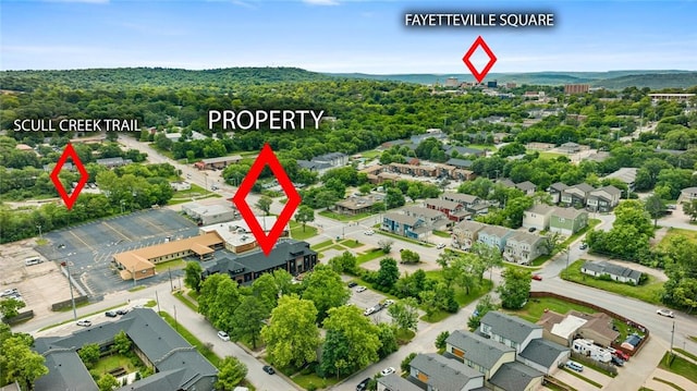1115 N Leverett Ave Unit 102, Fayetteville, AR 72703 - aerial view