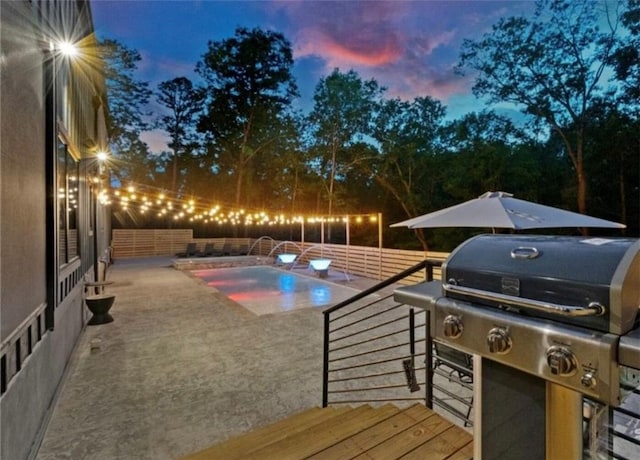 8775 Falls Hollow Rd, Rogers, AR 72756 - deck with area for grilling