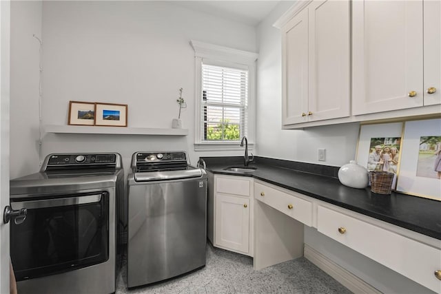 13 Dawn Hills Dr, Bentonville, AR 72712 - laundry room with independent washer and dryer and cabinet space