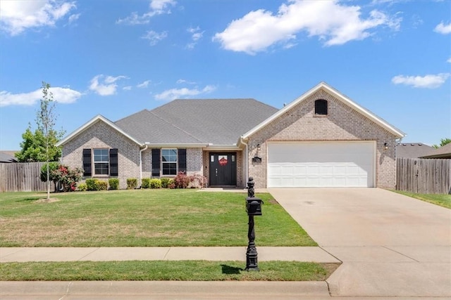 7326 Drury Ave, Springdale, AR 72762 - view of front of property featuring an attached garage, concrete driveway, and brick siding