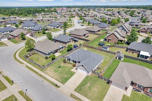 7326 Drury Ave, Springdale, AR 72762 - aerial perspective of suburban area