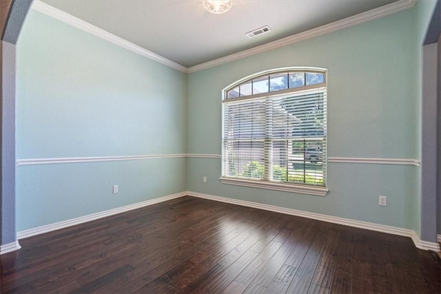 11029 Coleman Ct, Farmington, AR 72730 - unfurnished room with plenty of natural light, hardwood / wood-style floors, ornamental molding, and baseboards
