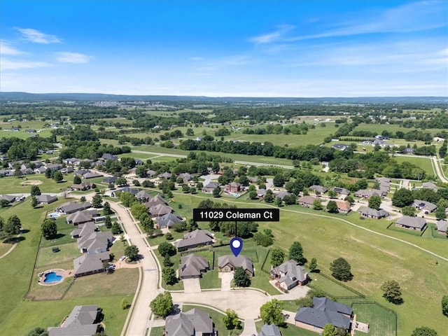 11029 Coleman Ct, Farmington, AR 72730 - aerial view of property and surrounding area featuring nearby suburban area