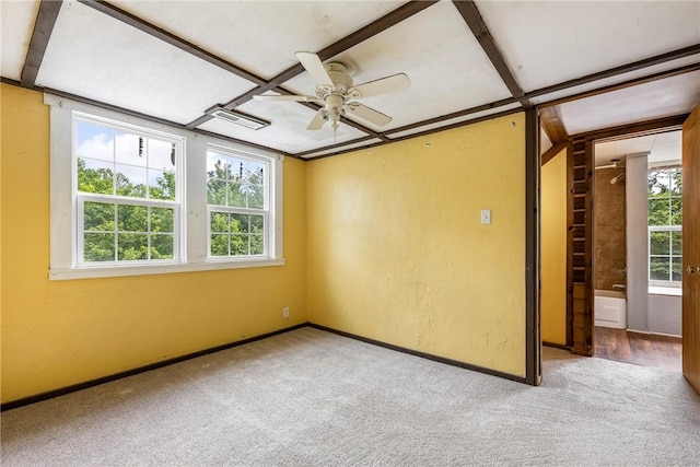 19574 Sonora Rd, Springdale, AR 72764 - unfurnished room with carpet flooring, a ceiling fan, and baseboards