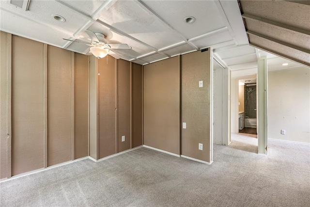 19574 Sonora Rd, Springdale, AR 72764 - unfurnished bedroom featuring carpet, recessed lighting, a ceiling fan, and baseboards