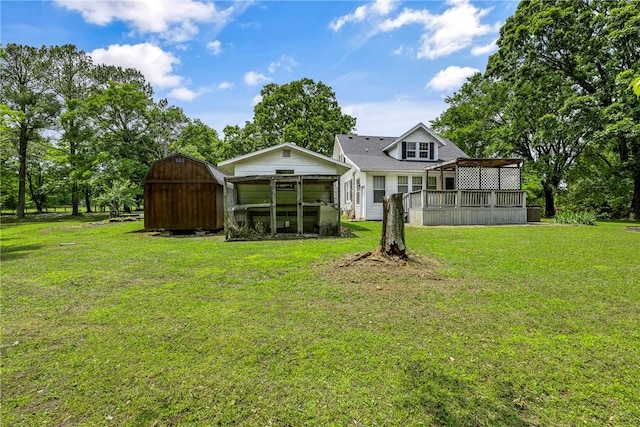 19574 Sonora Rd, Springdale, AR 72764 - rear view of property with a yard