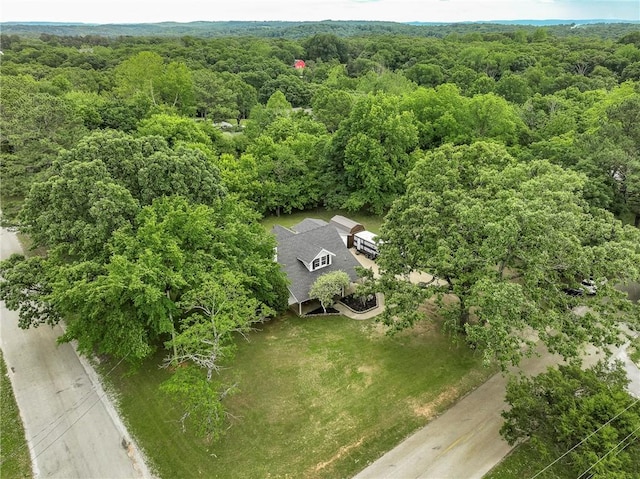 19574 Sonora Rd, Springdale, AR 72764 - view from above of property featuring a heavily wooded area