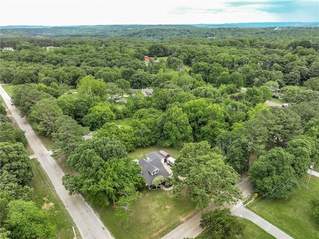 19574 Sonora Rd, Springdale, AR 72764 - drone / aerial view of a heavily wooded area
