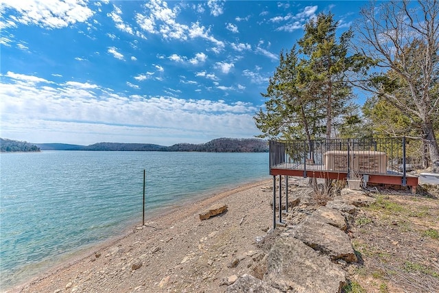 289 County Road 1521, Eureka Springs, AR 72632 - water view featuring local beach