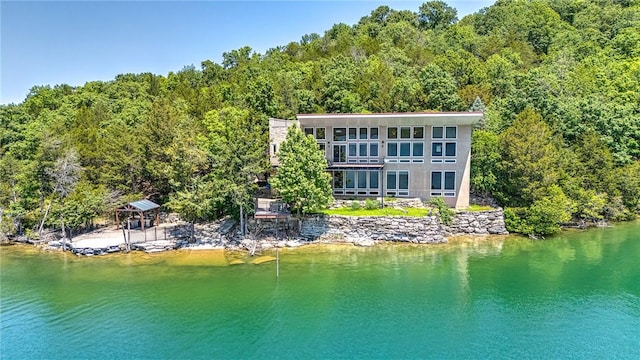 289 County Road 1521, Eureka Springs, AR 72632 - water view with a forest