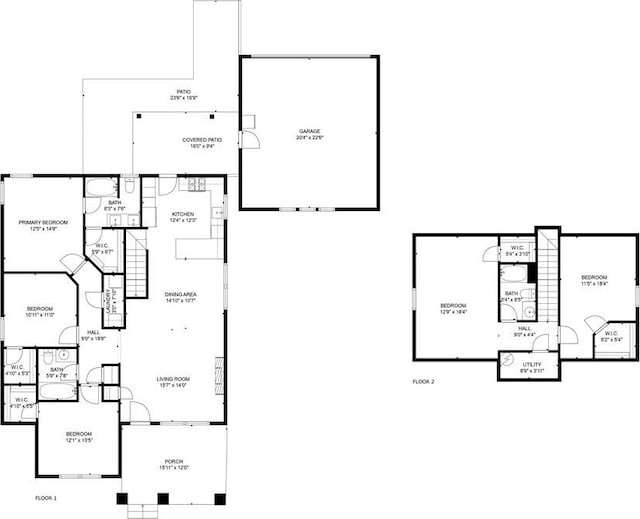 1806 Best Friend Ln, Fayetteville, AR 72704 - property floor plan