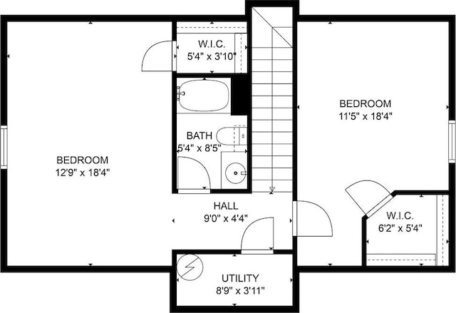 1806 Best Friend Ln, Fayetteville, AR 72704 - room layout