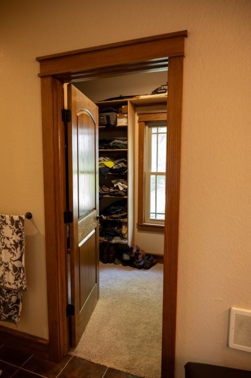 8295 Ridgecrest Ln, Rogers, AR 72756 - hallway featuring carpet flooring
