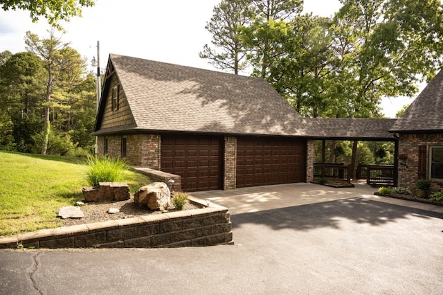 8295 Ridgecrest Ln, Rogers, AR 72756 - garage featuring driveway