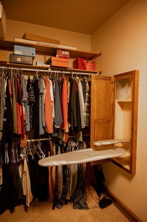 8295 Ridgecrest Ln, Rogers, AR 72756 - spacious closet with carpet floors