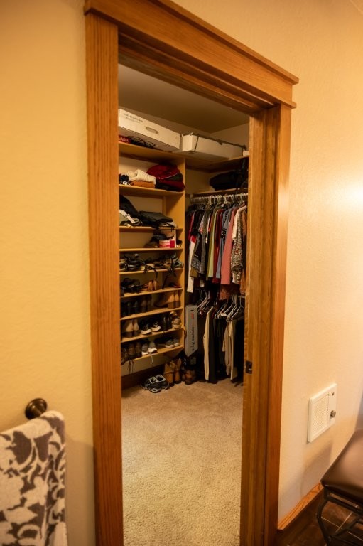8295 Ridgecrest Ln, Rogers, AR 72756 - spacious closet featuring carpet flooring