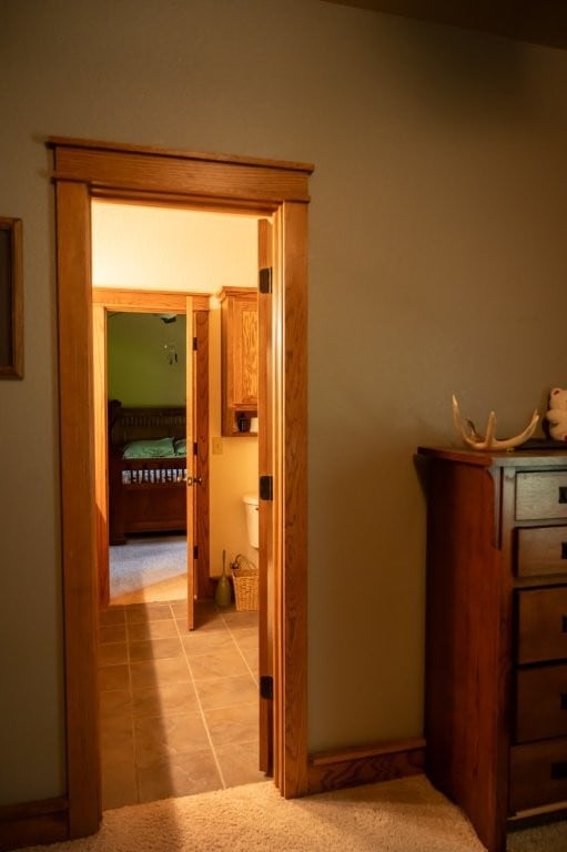 8295 Ridgecrest Ln, Rogers, AR 72756 - hall with light tile patterned floors