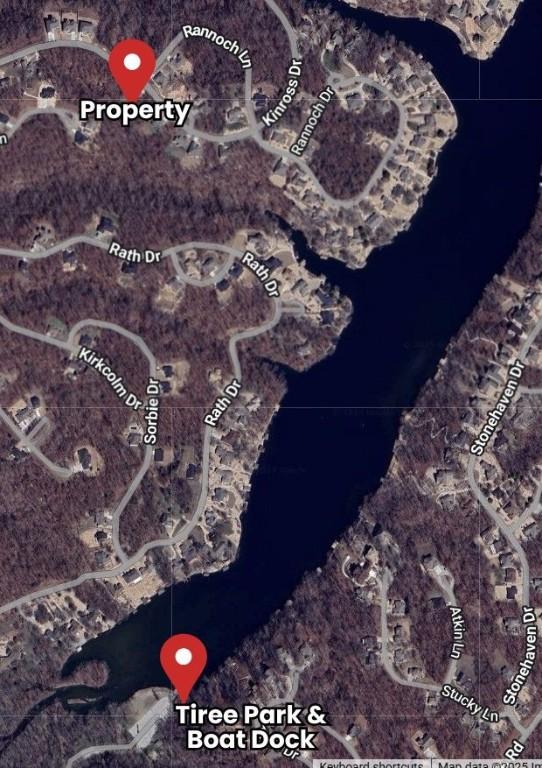 219 Kinross Dr, Bella Vista, AR 72715 - aerial overview of property's location