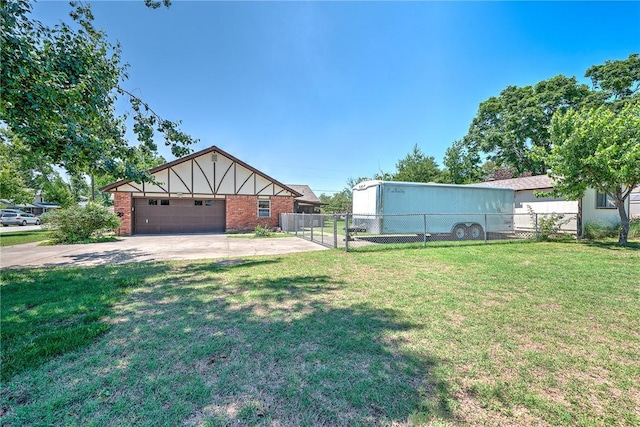 2001 W Magnolia St, Rogers, AR 72758 - view of yard featuring concrete driveway and an attached garage