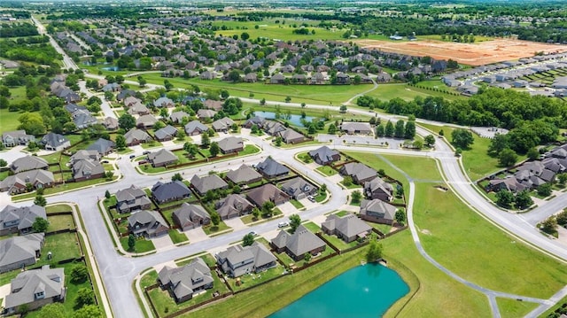 6401 S 47th St, Rogers, AR 72758 - aerial view of property's location with nearby suburban area and a large body of water