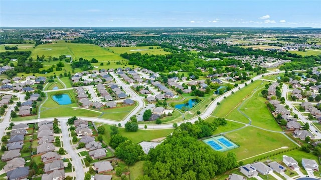 6401 S 47th St, Rogers, AR 72758 - aerial view of residential area featuring a large body of water