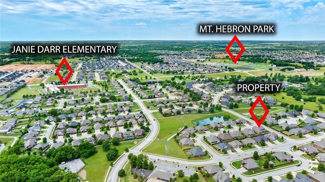 6401 S 47th St, Rogers, AR 72758 - aerial view of property and surrounding area