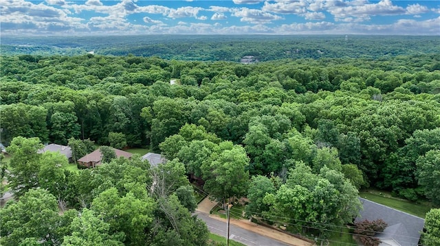 6 Runnymede Ln, Bella Vista, AR 72715 - aerial view of a heavily wooded area