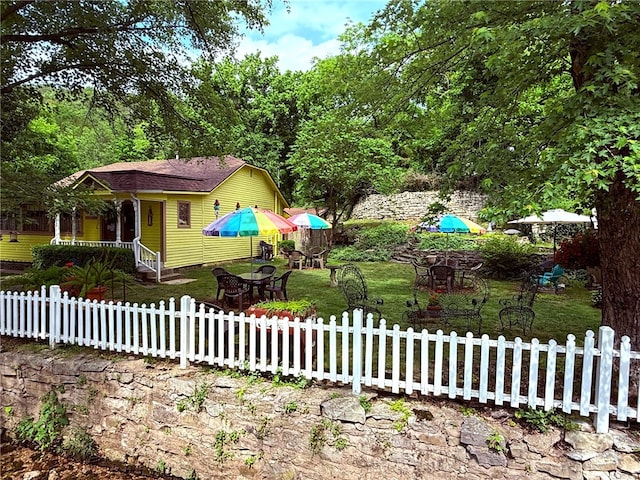 273 N Main St, Eureka Springs, AR 72632 - view of front of home featuring outdoor dining space
