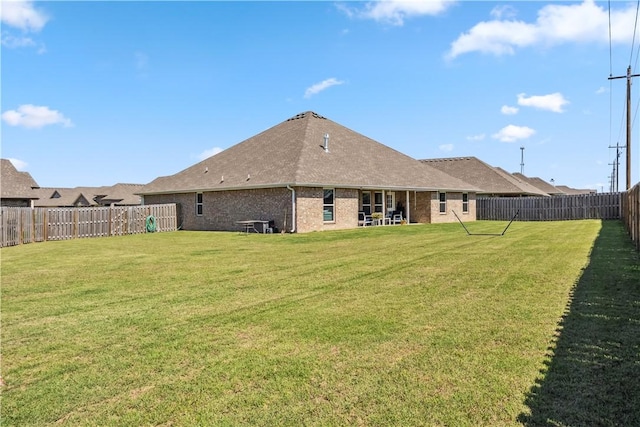 2300 Cameo Ln, Bentonville, AR 72712 - rear view of house with brick siding and roof with shingles