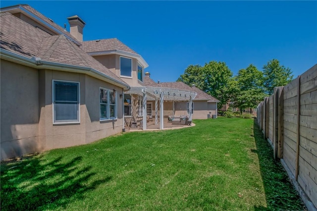 4 W Colonial Dr, Rogers, AR 72758 - view of yard featuring a pergola and a patio